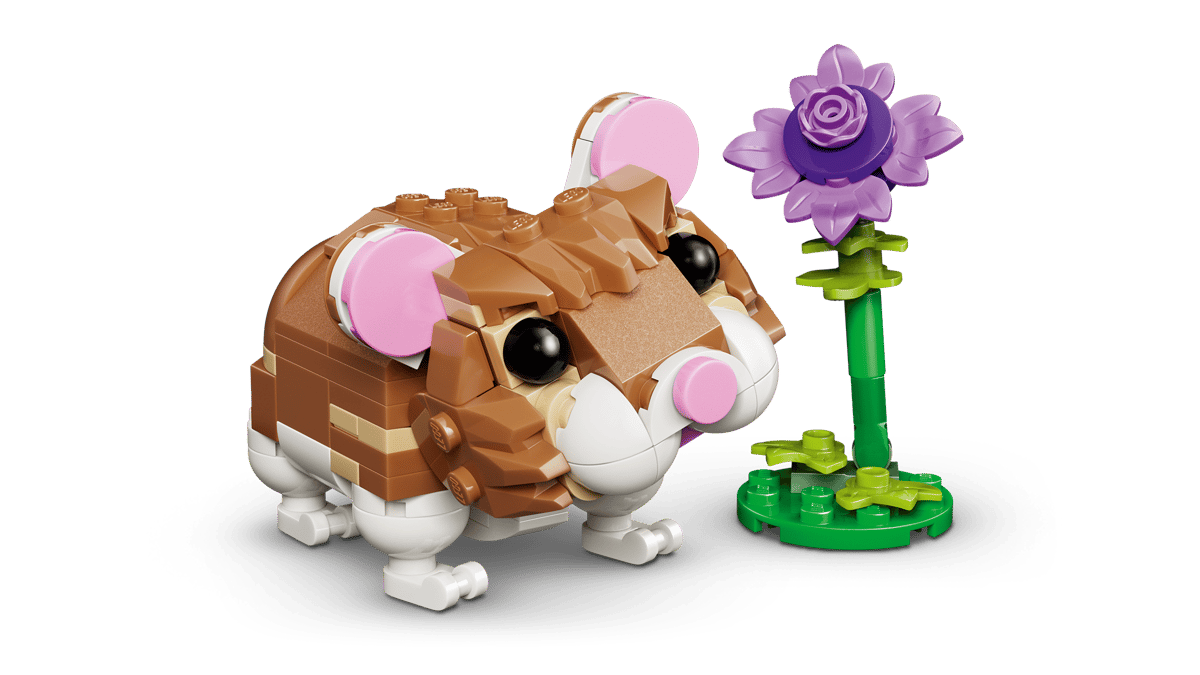 LEGO CREATOR LINDO HÁMSTER CON FLOR - Imagen 6