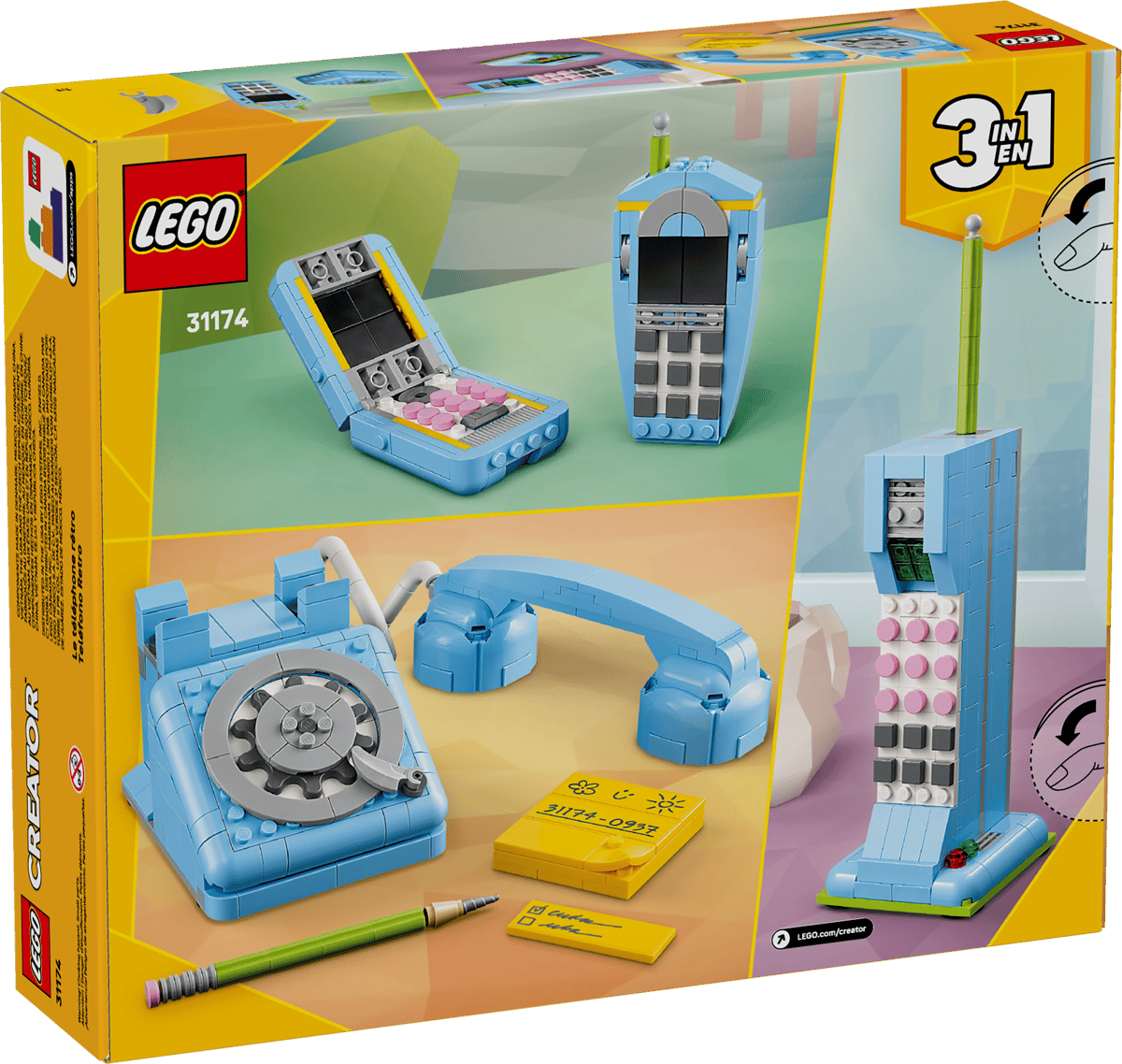 LEGO CREATOR TELÉFONO RETRO - Imagen 7