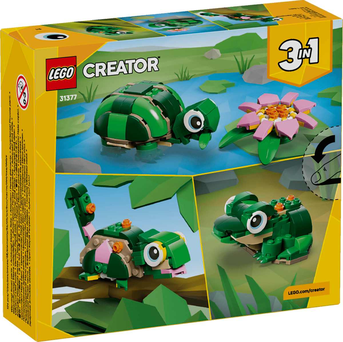 LEGO CREATOR TORTUGA CON FLOR DE NENÚFAR - Imagen 6
