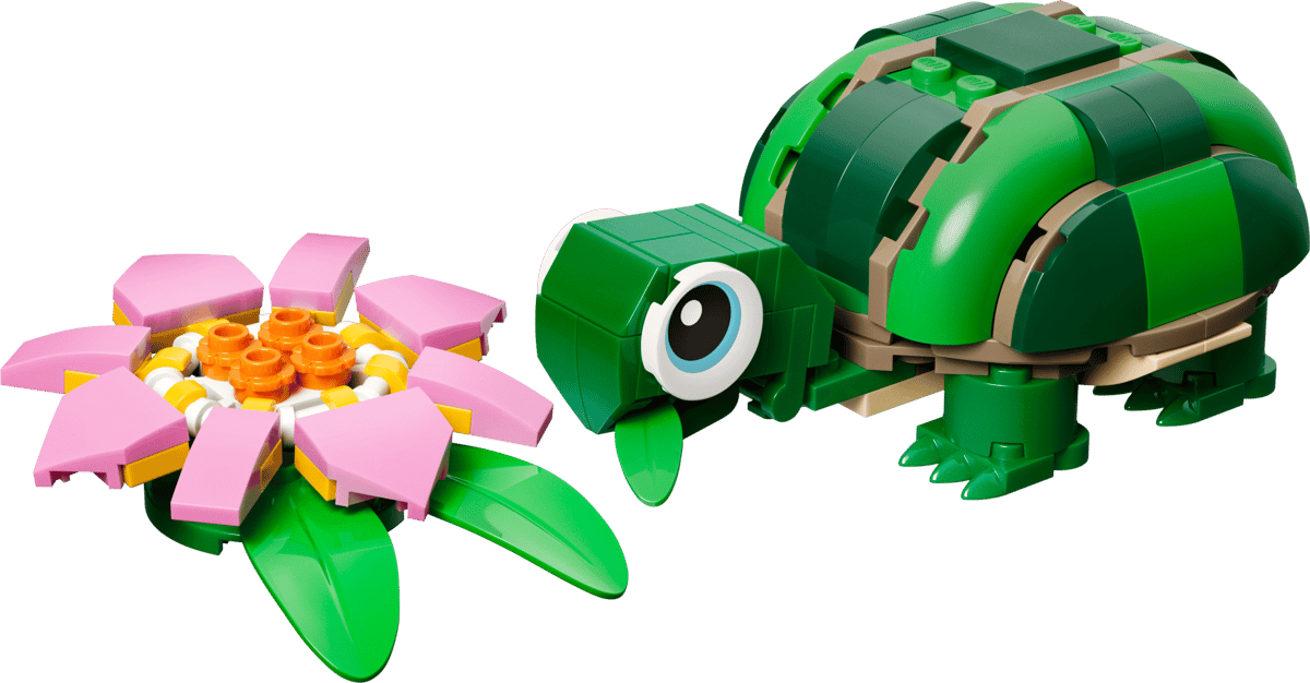 LEGO CREATOR TORTUGA CON FLOR DE NENÚFAR - Imagen 3