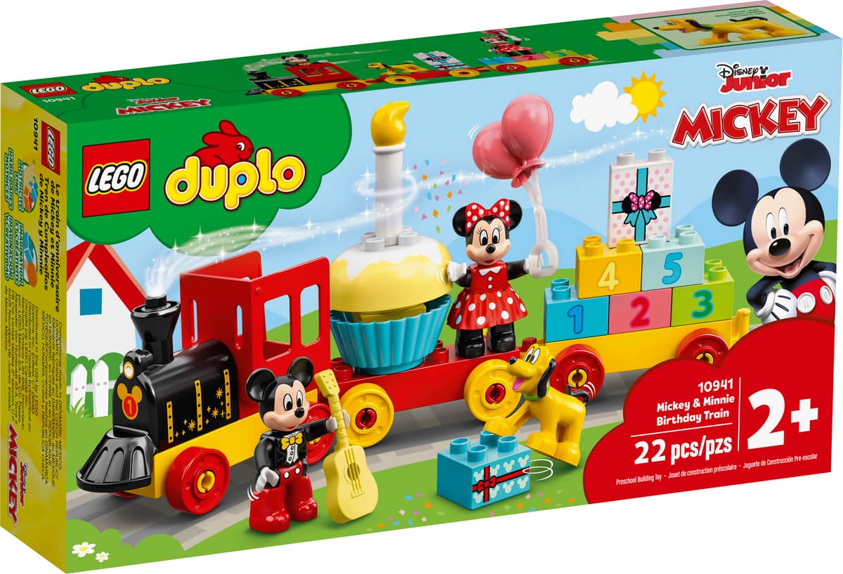 LEGO DUPLO DISNEY TREN DE CUMPLEAÑOS DE MICKEY Y MINNIE