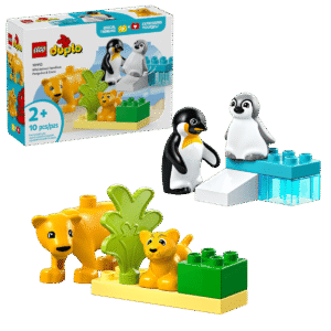 LEGO DUPLO TOWN FAMILIAS DE LA FAUNA SALVAJE: PINGÜINOS Y LEONES