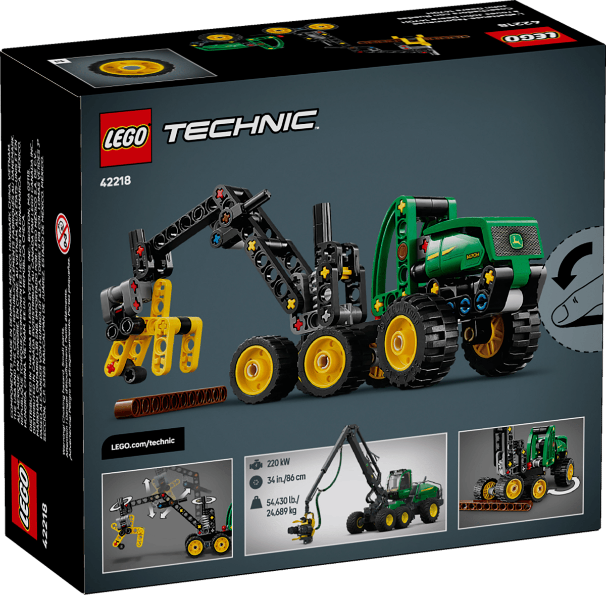 LEGO TECHNIC COSECHADORA CON RUEDAS JOHN DEERE - Imagen 6