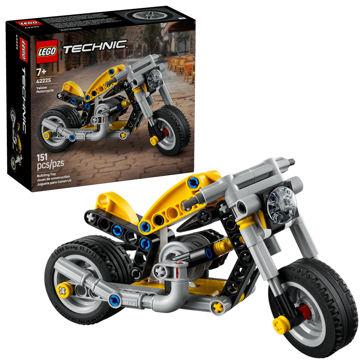 LEGO TECHNIC MOTO AMARILLA