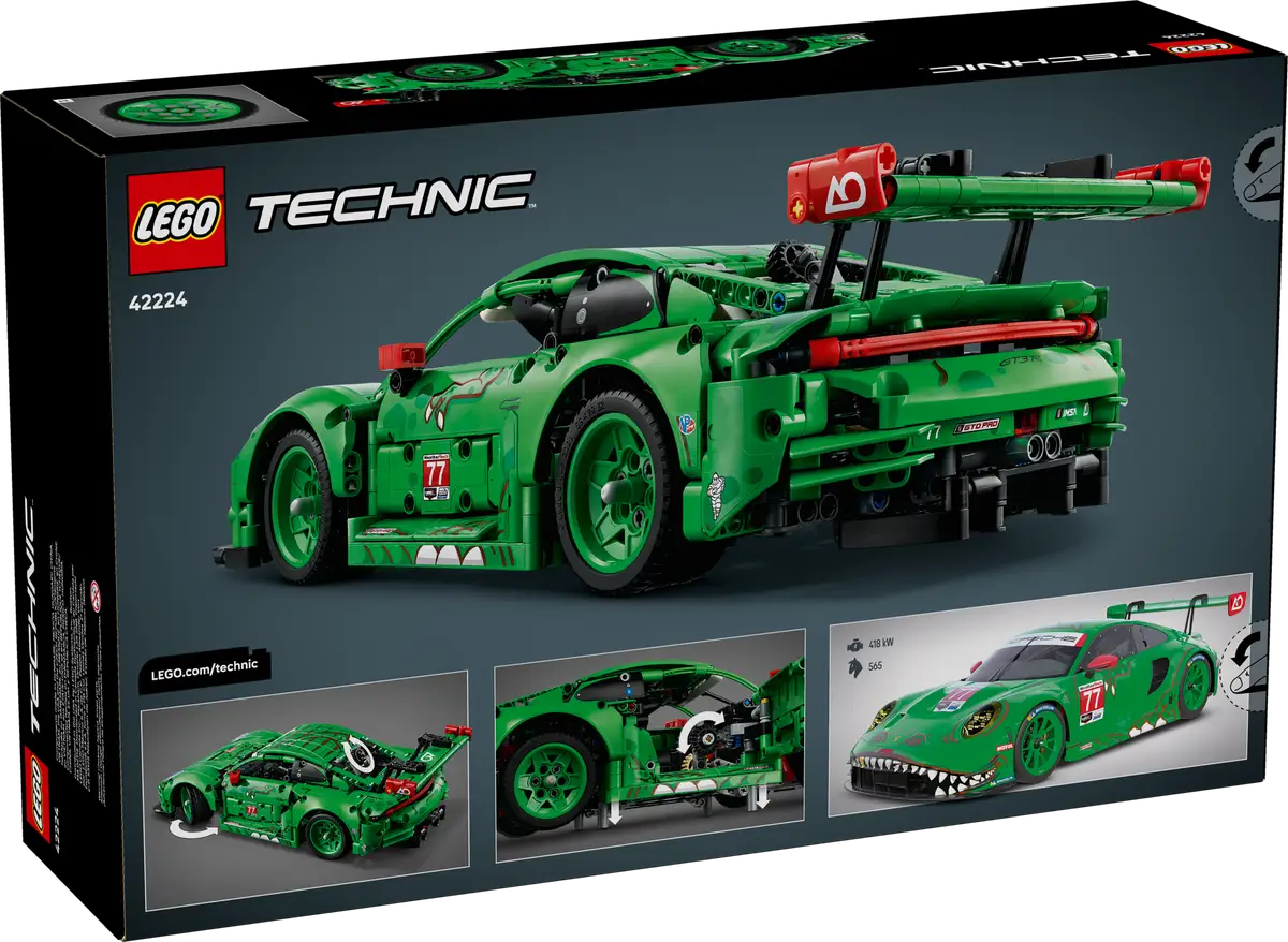 LEGO TECHNIC PORSCHE 911 GT3 R REXY AO RACING - Imagen 6