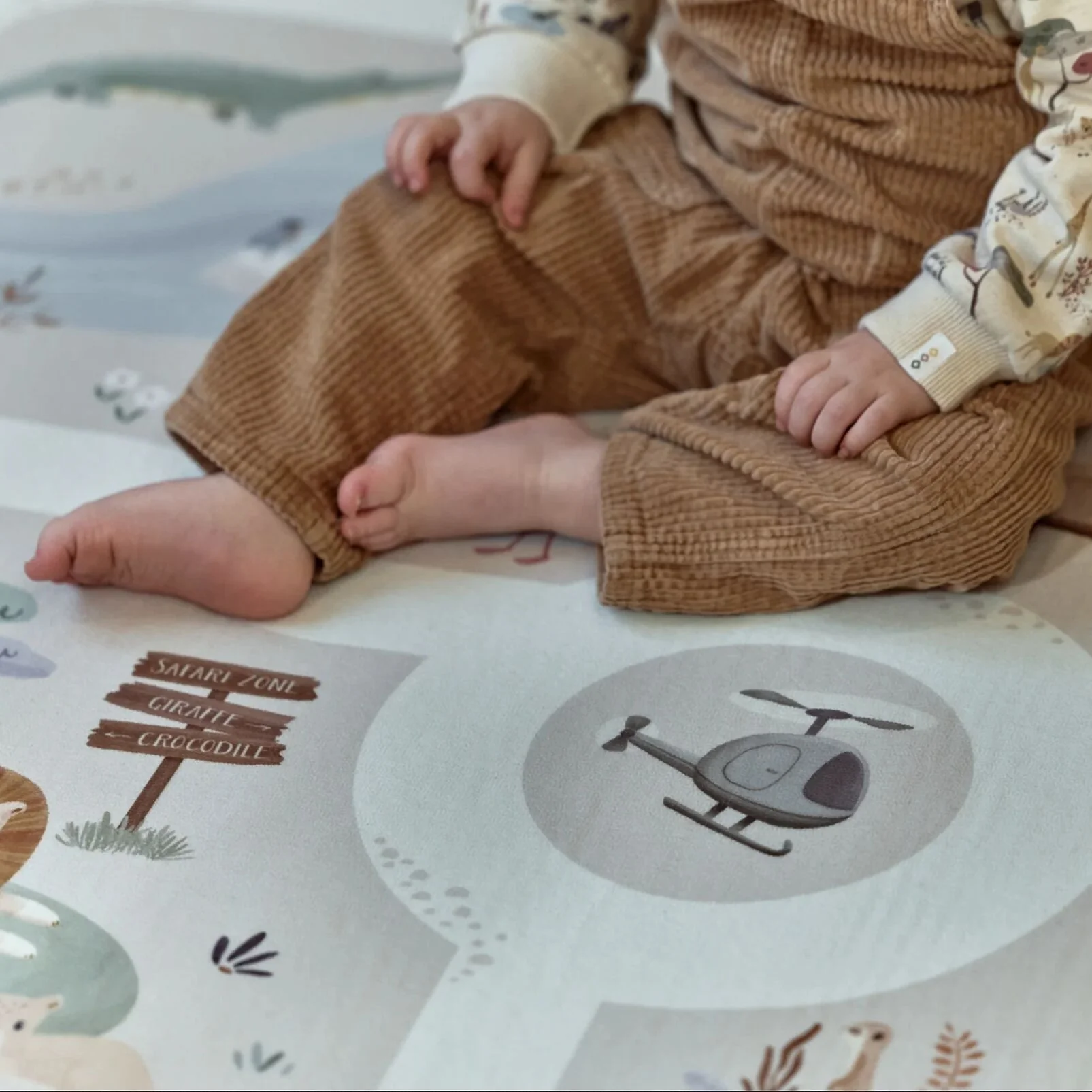 LITTLE DUTCH ALFOMBRA DE CARRETERAS SAFARI FRIENDS - Imagen 4