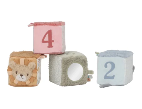 LITTLE DUTCH CUBOS BLANDITOS APILABLES SAFARI FRIENDS