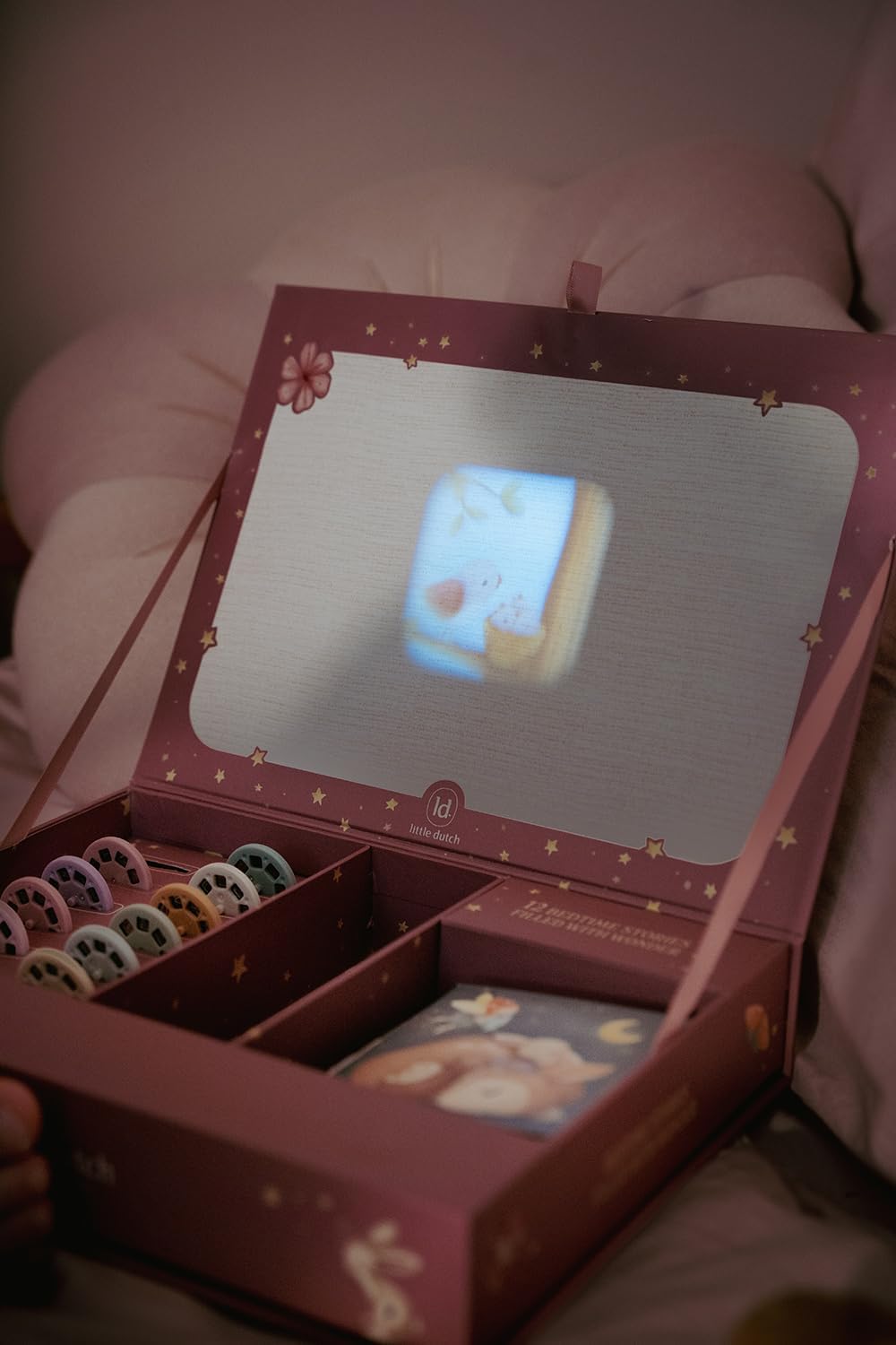 LITTLE DUTCH PROYECTOR LINTERNA ROSA - Imagen 5