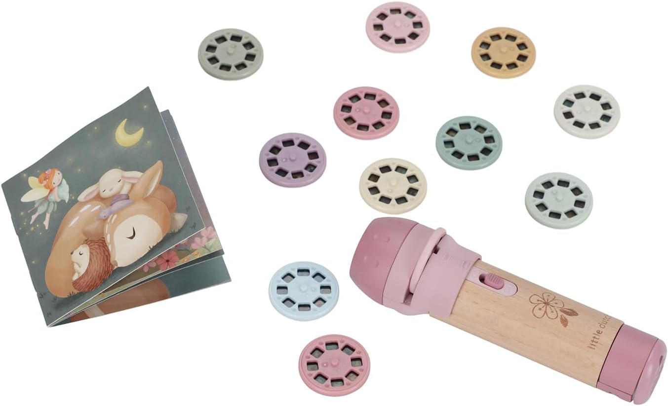 LITTLE DUTCH PROYECTOR LINTERNA ROSA - Imagen 3