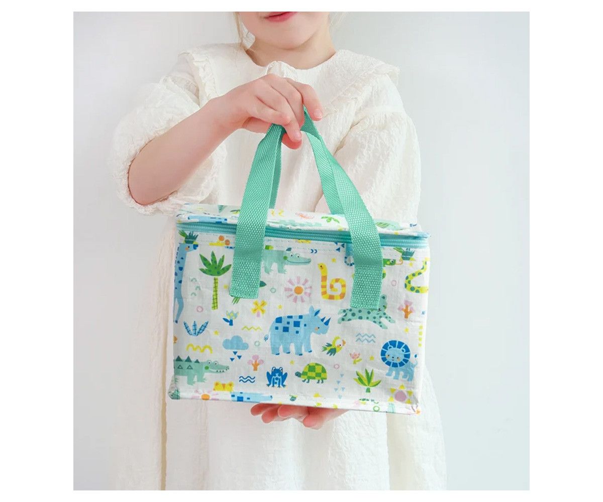 LITTLE LOVELY BOLSA DE ALMUERZO JUNGLA - Imagen 4