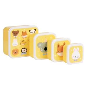 LITTLE LOVELY SET 4 CAJAS SNACK ANIMALES