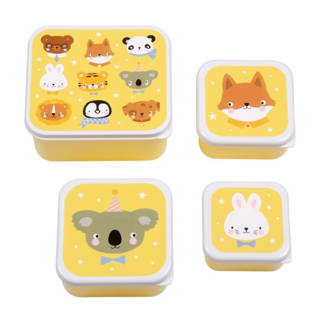 LITTLE LOVELY SET 4 CAJAS SNACK ANIMALES - Imagen 2