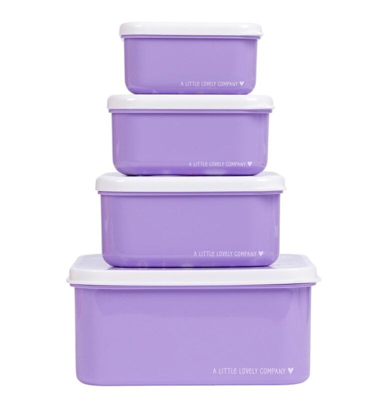 LITTLE LOVELY SET 4 CAJAS SNACK UNICORNIOS - Imagen 3