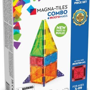 MAGNA-TILES COMBO + MICROMAGS 20 PIEZAS