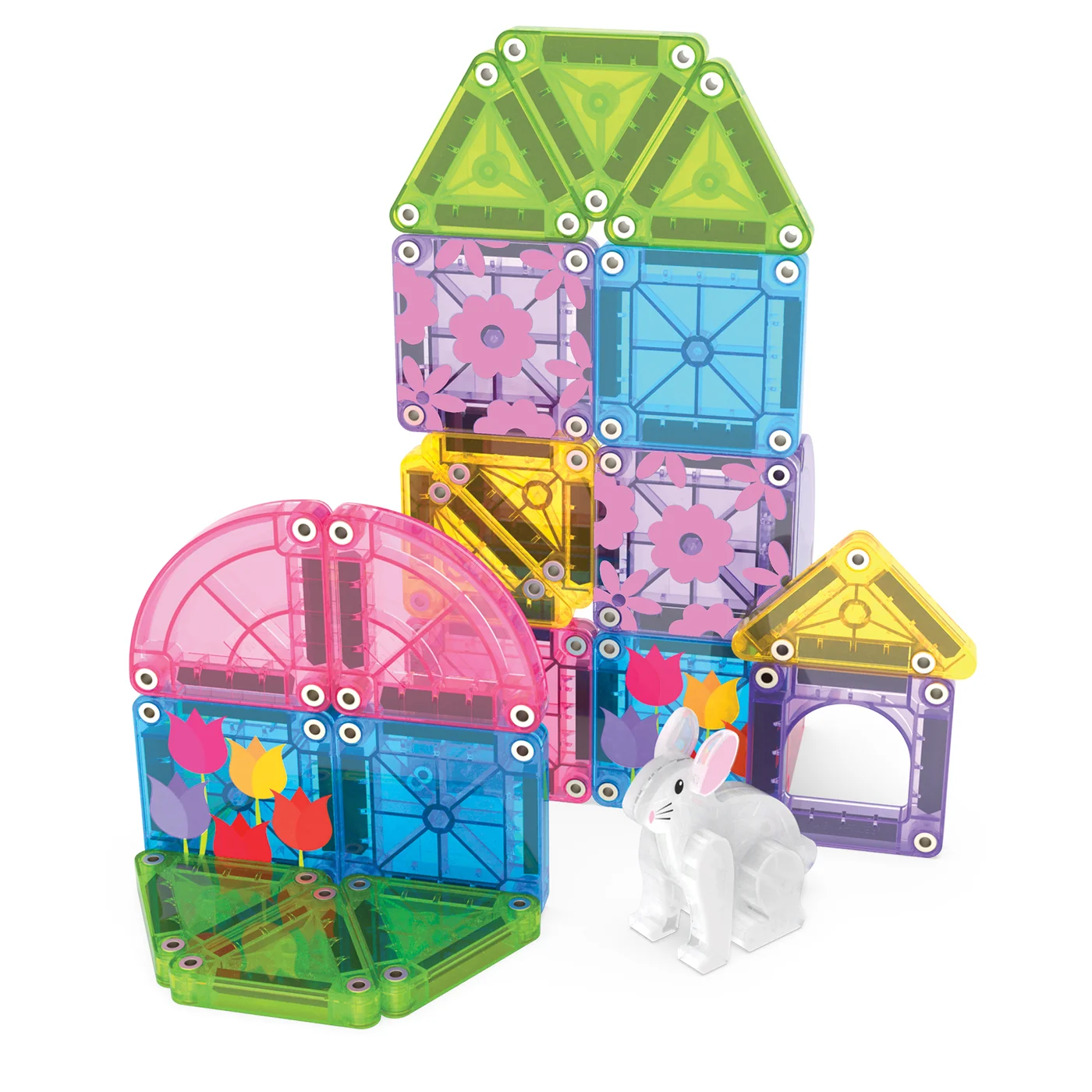 MAGNA-TILES MICROMAGS TRAVEL SET SPRING - Imagen 3