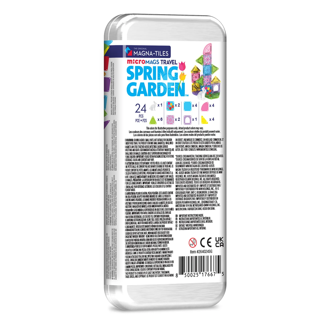 MAGNA-TILES MICROMAGS TRAVEL SET SPRING - Imagen 6