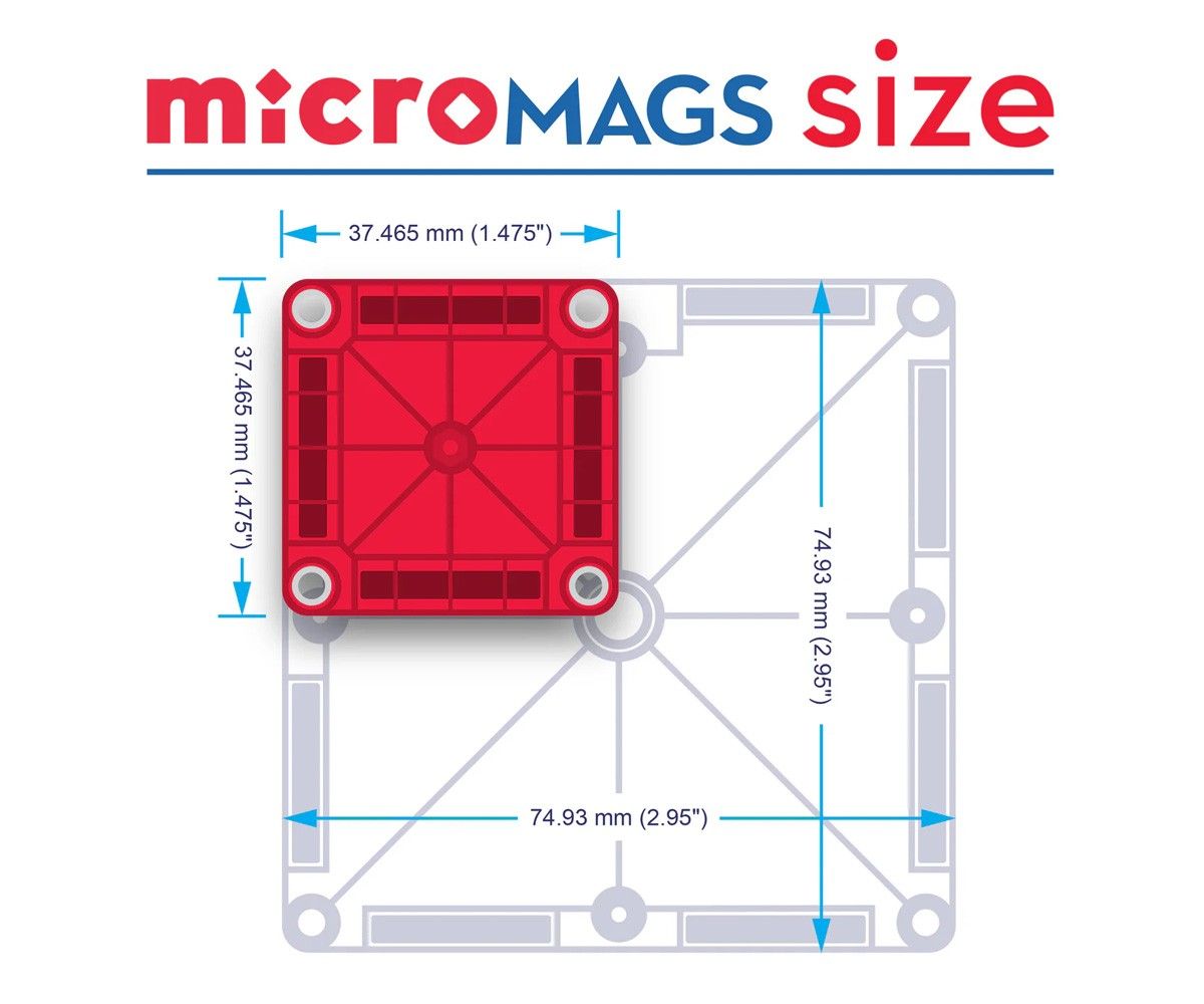 MAGNA-TILES MICROMAGS WINTER TRAVEL SET - Imagen 5