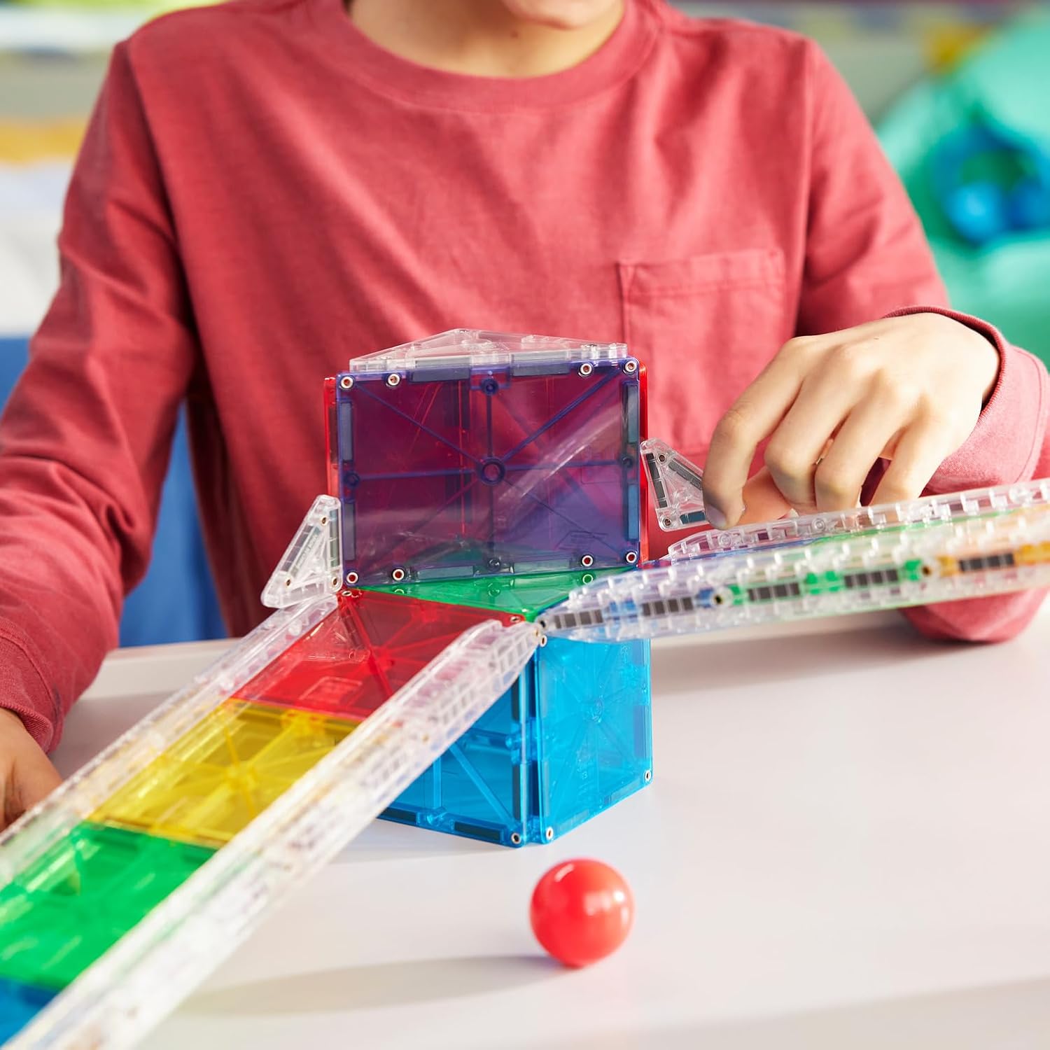 MAGNA-TILES RAIL RACERS SET 33 PIEZAS - Imagen 3