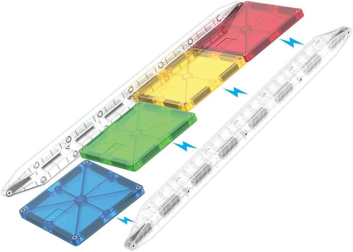 MAGNA-TILES RAIL RACERS SET 33 PIEZAS - Imagen 4