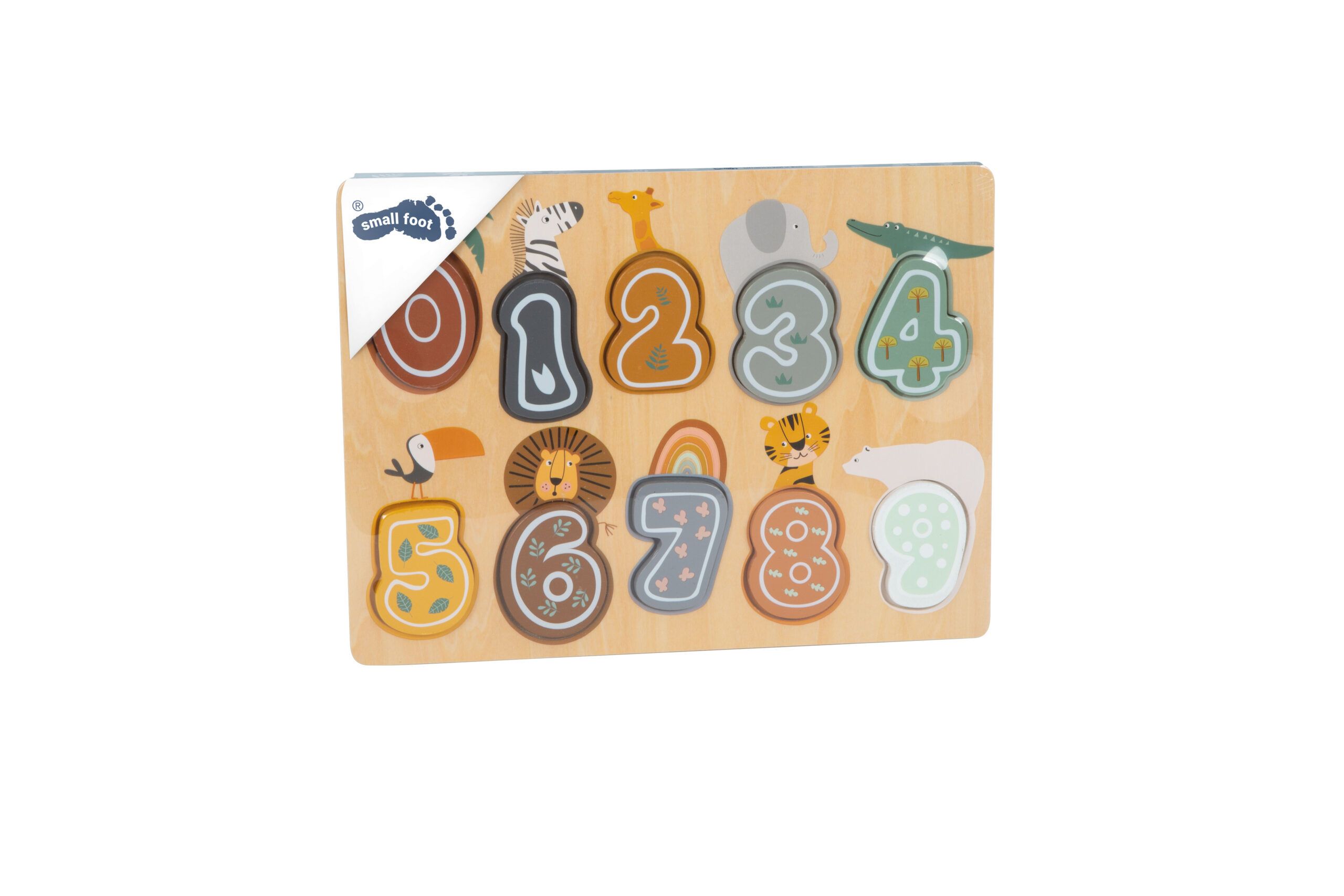 SMALL FOOT PUZZLE DE MADERA PARA CONTAR SAFARI - Imagen 4