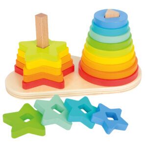 SMALL FOOT JUEGO DE ENCAJAR FORMAS RAINBOW
