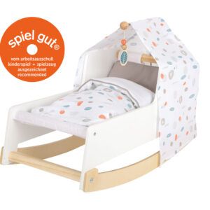 SMALL FOOT CAMA MECEDORA PARA MUÑECAS LITTLE BUTTON