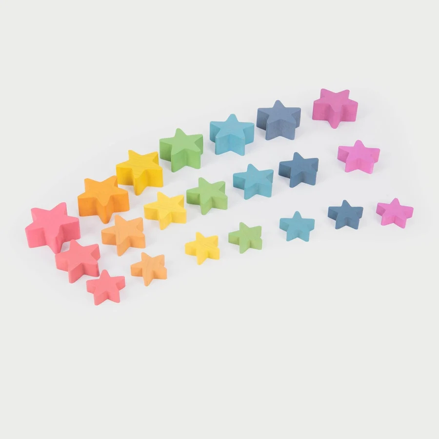 TICKIT ESTRELLAS DE MADERA ARCOÍRIS - Imagen 4