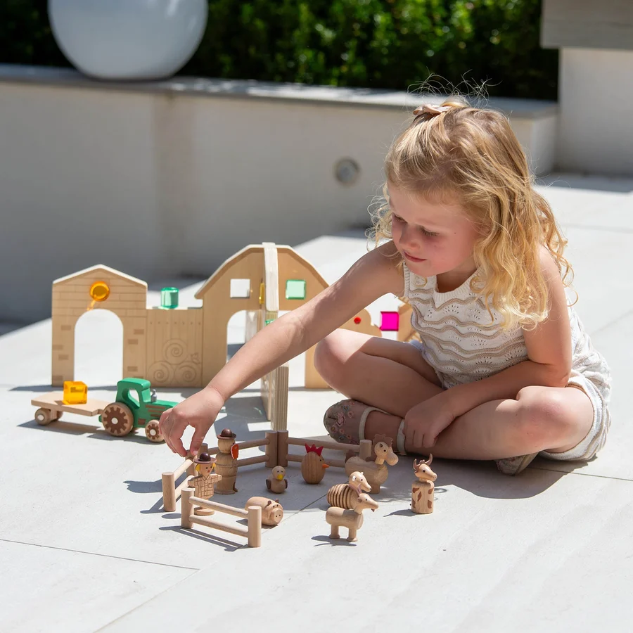 TICKIT SET DE GRANJA DE MADERA - Imagen 4