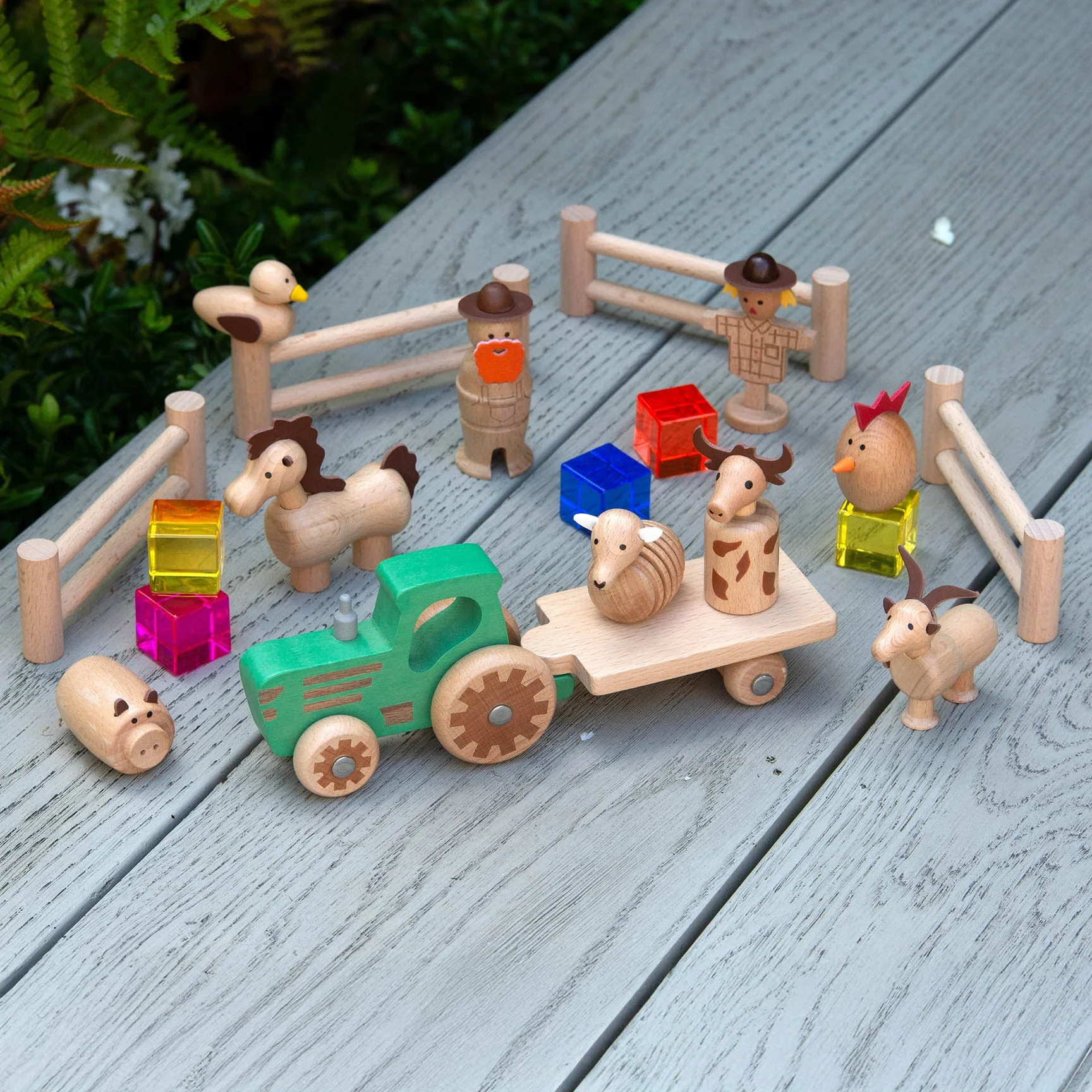 TICKIT SET DE GRANJA DE MADERA - Imagen 2