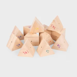 TICKIT SONAJEROS PRISMA MADERA 12 PIEZAS