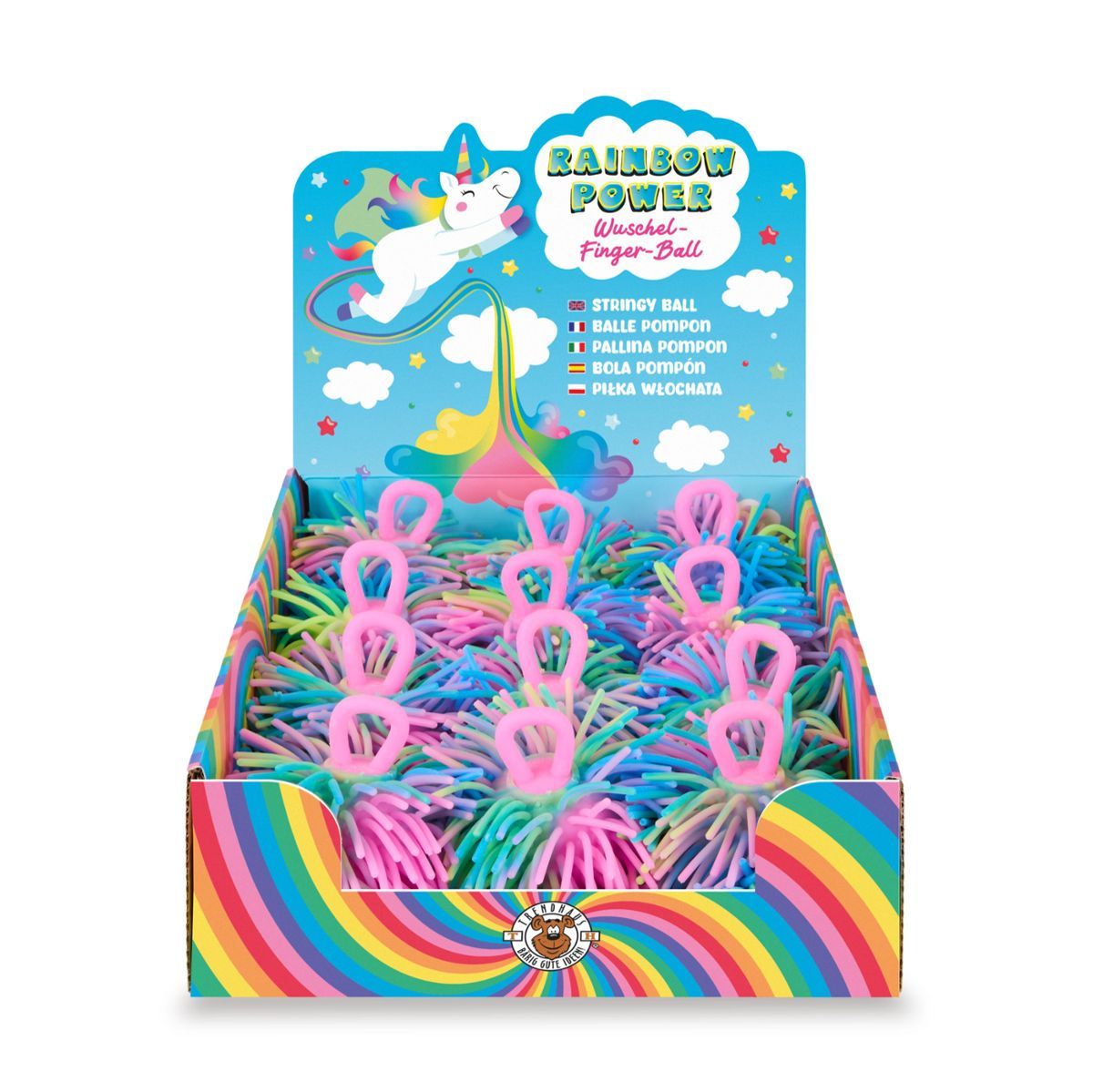 TRENDHAUS PELOTA ELÁSTICA RAINBOW POWER - Imagen 4