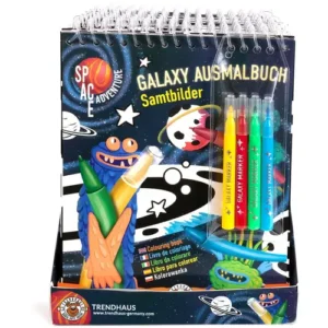 TRENDHAUS SET BLOC DE DIBUJOS Y ROTULADORES SPACE ADVENTURE
