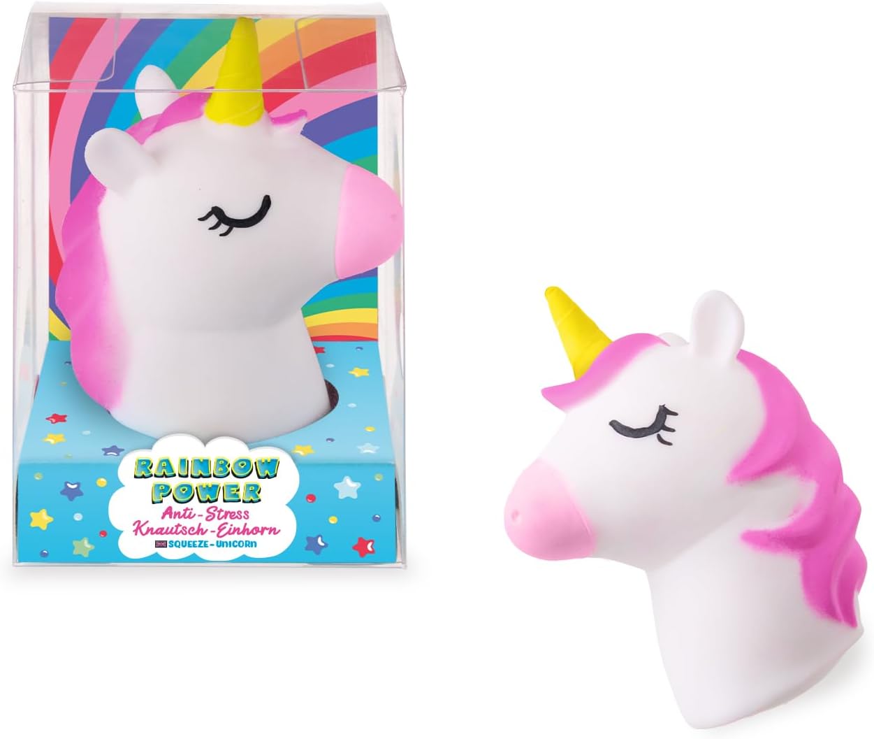 TRENDHAUS UNICORNIO ANTIESTRÉS RAINBOW POWER