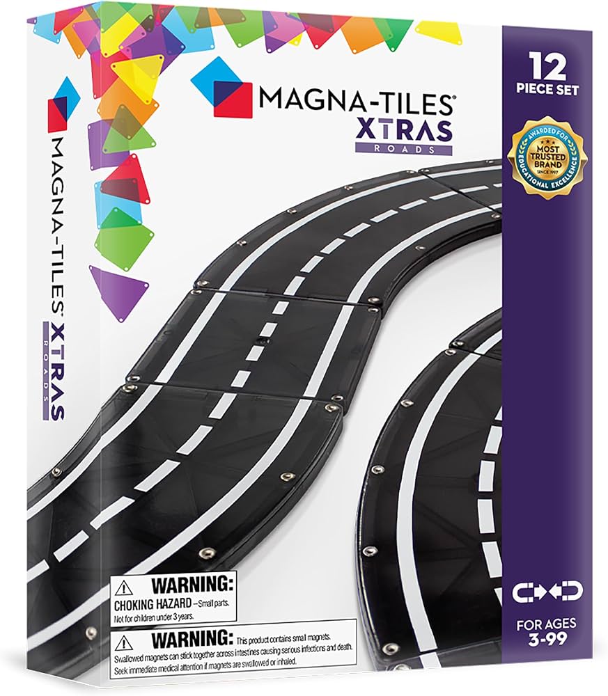 MAGNA-TILES CONJUNTO 12 CARRETERAS
