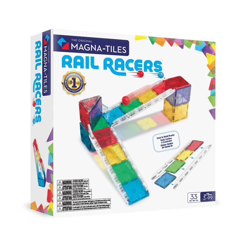 MAGNA-TILES RAIL RACERS SET 33 PIEZAS