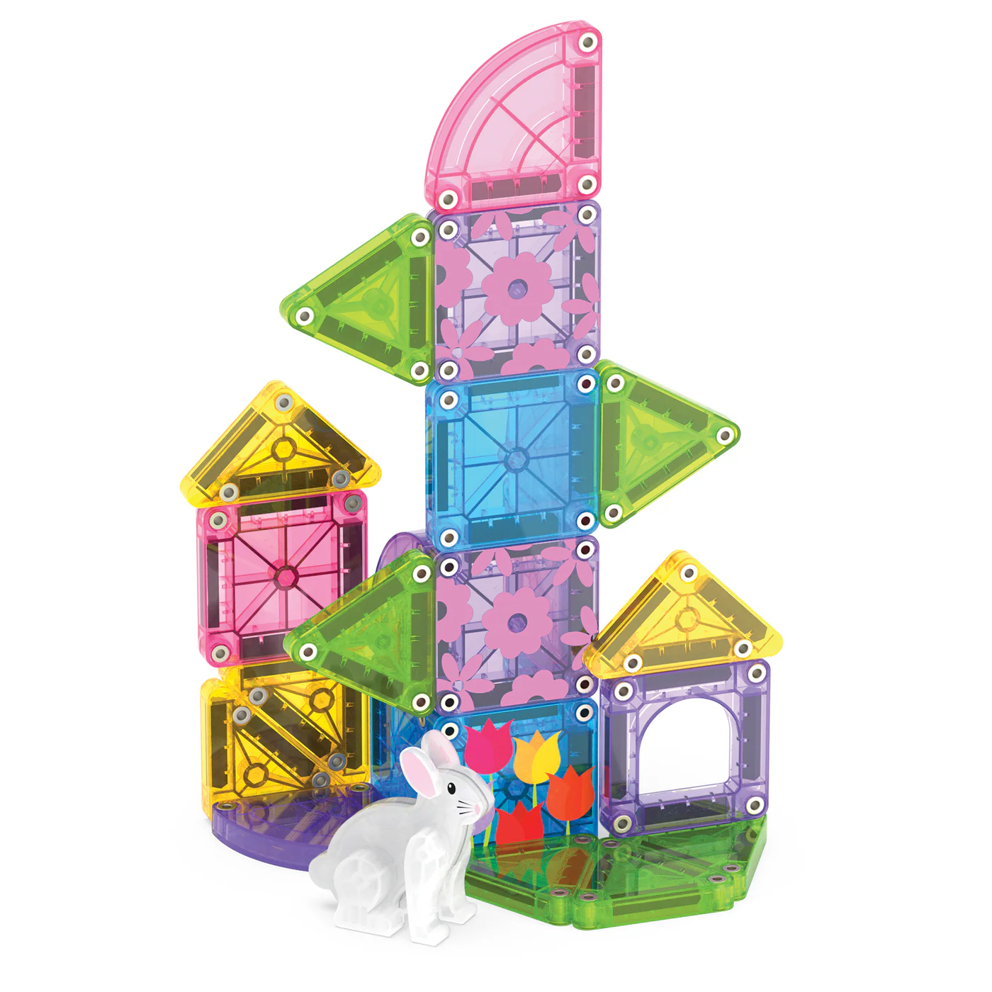 MAGNA-TILES MICROMAGS TRAVEL SET SPRING - Imagen 2