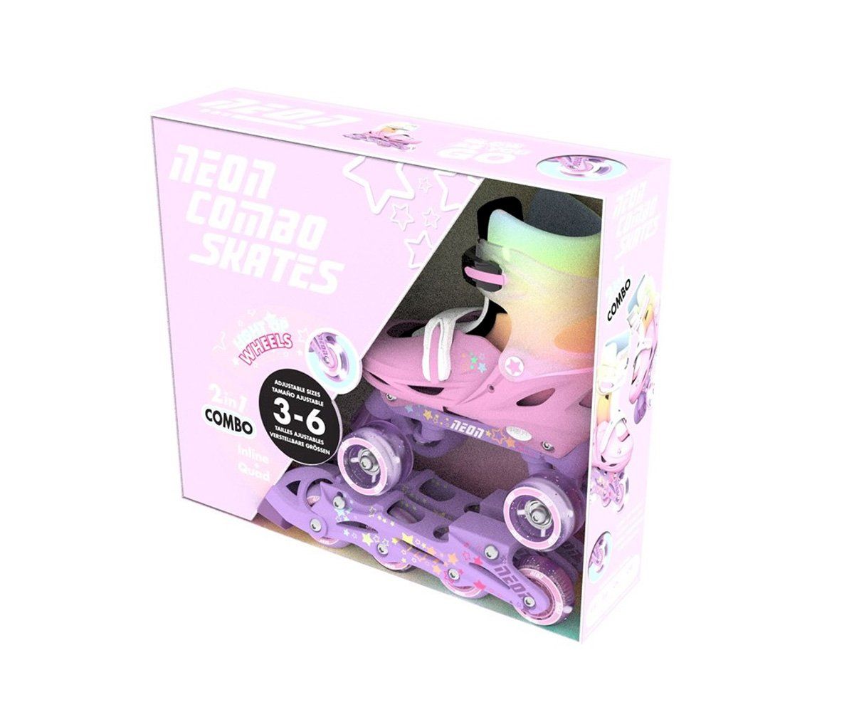 YVOLUTION PATINES COMBO NEON RAINBOW T.30-33 - Imagen 4