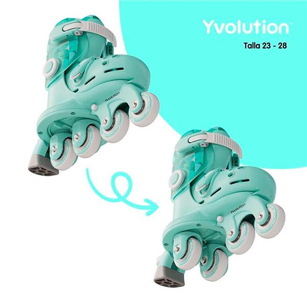 YVOLUTION PATINES TWISTA VERDE T. 23-28 - Imagen 2