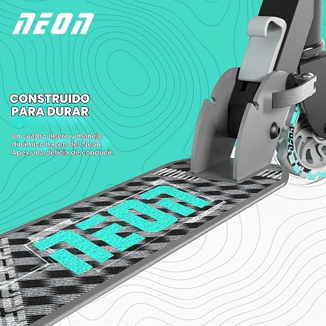 YVOLUTION PATINETE NEON APEX GRIS YVOLUTION - Imagen 4